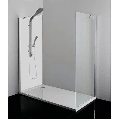 Seitenwand Sanoflex 6 Mm Chrom 105 Cm X 195 Cm 4 Seitenwand Sanoflex 6 Mm Chrom 105 Cm X 195 Cm – Bild 2