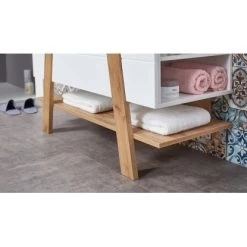 Germania Waschbeckenunterschrank Novolino 8160 Weiß-Eiche 67 Cm X 111 Cm 15 Germania Waschbeckenunterschrank Novolino 8160 Weiß-Eiche 67 Cm X 111 Cm -Badezimmerbedarf Geschäft 05949816008 11029600 CU 02