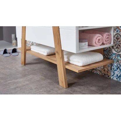 Germania Waschbeckenunterschrank Novolino 8160 Weiß-Eiche 67 Cm X 111 Cm 8 Germania Waschbeckenunterschrank Novolino 8160 Weiß-Eiche 67 Cm X 111 Cm – Bild 6