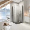 Schulte ExpressPlus Drehfalttür Eckeinstieg Garant Mit Duschwanne 90x90 Cm -Badezimmerbedarf Geschäft 060991064487 2053 064487 1