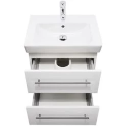 Villeroy & Boch Waschplatz 55 Cm Subway 2.0 Weiß Hochglanz -Badezimmerbedarf Geschäft 0 55 cm weiss hochglanz 5