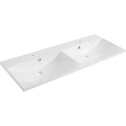 Fackelmann Doppel-Waschtisch B.clever 120 Cm Esche Mit Softclose-System 4 Fackelmann Doppel-Waschtisch B.clever 120 Cm Esche Mit Softclose-System – Bild 2