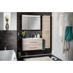 Fackelmann Hochschrank B.clever 30 Cm Alaska Esche -Badezimmerbedarf Geschäft 145626 3254 2