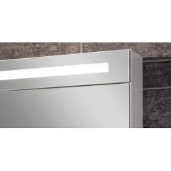 Fackelmann Spiegelschrank B.clever 90 Cm X 71 Cm X 16 Cm Weiß Matt -Badezimmerbedarf Geschäft 145640 3254 8