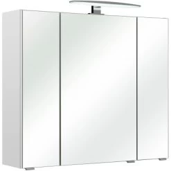 Pelipal Spiegelschrank 01-II 80 Cm X 70 Cm X 20 Cm Weiß