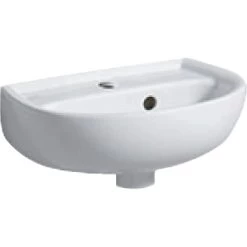 Geberit Handwaschbecken Renova 40 Cm Weiß Mit Hahnloch Mit Ül KeraTect