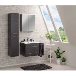 Fackelmann Waschplatz 60 Cm B.perfekt Dark Oak 14 Fackelmann Waschplatz 60 Cm B.perfekt Dark Oak -Badezimmerbedarf Geschäft 245469 3254 4