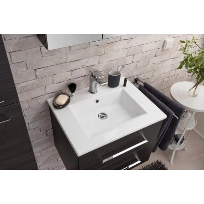 Fackelmann Waschplatz 60 Cm B.perfekt Dark Oak 8 Fackelmann Waschplatz 60 Cm B.perfekt Dark Oak – Bild 6