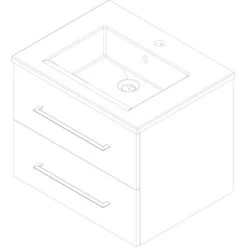 Fackelmann Waschplatz 60 Cm B.perfekt Dark Oak 18 Fackelmann Waschplatz 60 Cm B.perfekt Dark Oak -Badezimmerbedarf Geschäft 245469 3254 8