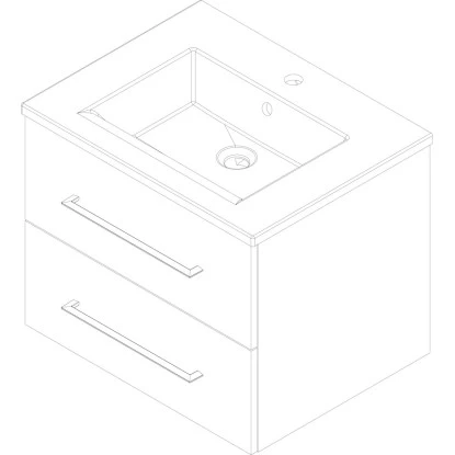 Fackelmann Waschplatz 60 Cm B.perfekt Dark Oak 10 Fackelmann Waschplatz 60 Cm B.perfekt Dark Oak – Bild 8