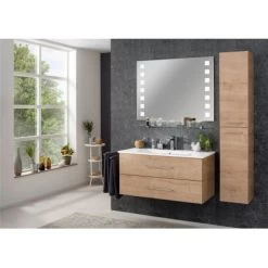 Fackelmann Hochschrank 30 Cm B.perfekt Ast-Eiche 12 Fackelmann Hochschrank 30 Cm B.perfekt Ast-Eiche -Badezimmerbedarf Geschäft 245548 3254 3