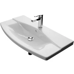 Pelipal Waschbecken Keramik 84 Cm Quantum Kompakt Serie 4010 Weiß