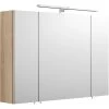 Posseik Spiegelschrank Multi-Use 90 Cm X 62 Cm Eiche Hell -Badezimmerbedarf Geschäft 2495307 4873 P0567414 1