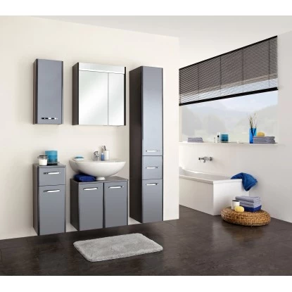 Pelipal Waschbeckenunterschrank 60 Cm Velo Anthrazit Hochglanz 5 Pelipal Waschbeckenunterschrank 60 Cm Velo Anthrazit Hochglanz – Bild 3