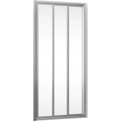 Schulte Kristall Trend Gleittür 3-teilig 80 Cm Kunstglas Softline Hell 4 Schulte Kristall Trend Gleittür 3-teilig 80 Cm Kunstglas Softline Hell – Bild 2