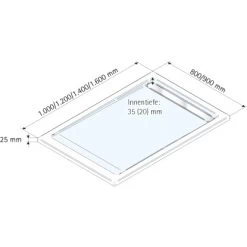 Schulte ExpressPlus Duschwanne Mit Rinne Extraflach 80x120cm 9 Schulte ExpressPlus Duschwanne Mit Rinne Extraflach 80x120cm -Badezimmerbedarf Geschäft 32020 2053 4060991037146 5