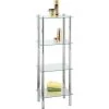 Wenko Regal Yago Viereckig Chrom Mit 4 Glasablagen 104 Cm X 40 Cm X 30 Cm 1 Wenko Regal Yago Viereckig Chrom Mit 4 Glasablagen 104 Cm X 40 Cm X 30 Cm -Badezimmerbedarf Geschäft 326116 1068 1