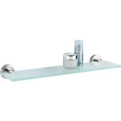 Wenko Glas Wandablage Bosio Edelstahl -Badezimmerbedarf Geschäft 3850492 1068 19623100 0