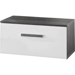 Fackelmann Schubelement 60 Cm Candia Weiß-Pinieanthrazit