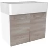 Fackelmann Waschbeckenunterschrank 59 Cm Lima Steinesche-Weiß 2-türig -Badezimmerbedarf Geschäft 3943073 3254 84702 1