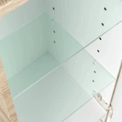 Posseik Hochschrank Homeline 35,2 Cm Eiche Hell -Badezimmerbedarf Geschäft 39 4873 PHS120CM000214DE 4