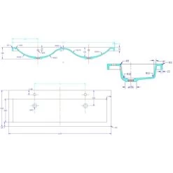 Posseik Badmöbel-Set Aurelion XL Eiche Hell Seidenglanz 4-teilig -Badezimmerbedarf Geschäft 3 AURELIONXLSET000214DE 11
