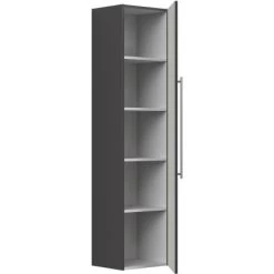 Posseik Badmöbel-Set Livono 100 Cm Anthrazit Seidenglanz6-teilig -Badezimmerbedarf Geschäft 3 LIVONOSET1006000104DE 10