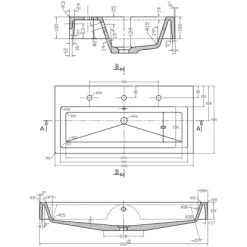 Posseik Badmöbel-Set Livono 100 Cm Anthrazit Seidenglanz6-teilig -Badezimmerbedarf Geschäft 3 LIVONOSET1006000104DE 13