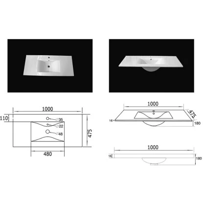 Posseik Badmöbel-Set Teramo 100 Cm Eiche Hell Seidenglanz5-teilig 13 Posseik Badmöbel-Set Teramo 100 Cm Eiche Hell Seidenglanz5-teilig – Bild 11