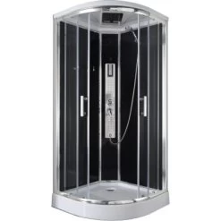 Sanotechnik Komplettduschkabine Trend 1 Chrom-Optik 210 Cm X 90 Cm -Badezimmerbedarf Geschäft 3 komplettdusche trend 1 2