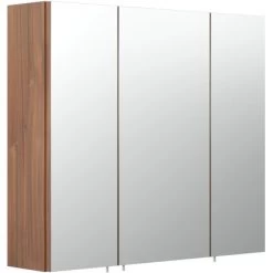 Posseik Spiegelschrank Multi-Use 70 Cm X 62 Cm Walnuss