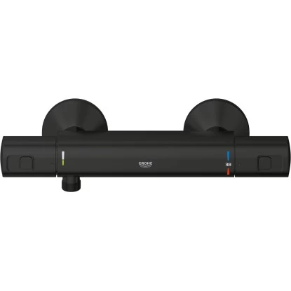 Grohe QuickFix Thermostat-Brausebatterie Precision Start Schwarz 4 Grohe QuickFix Thermostat-Brausebatterie Precision Start Schwarz – Bild 2