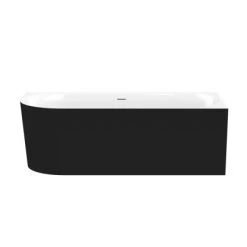 Ottofond Badewanne Mince Corner Links 180 Cm X 80 Cm Schwarz Weiß -Badezimmerbedarf Geschäft 4005489137076 3209 S 02