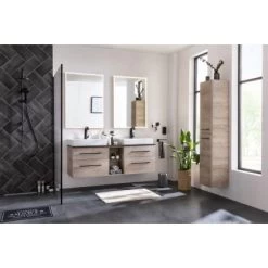 Fackelmann Regal Unten Oxford 30 Cm Nature Oak -Badezimmerbedarf Geschäft 4008033833370 3254 04