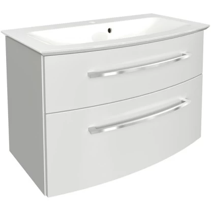 Fackelmann Badmöbel-Set B.Style 2-tlg. 83,2 Cm Weiß/Weiß 4 Fackelmann Badmöbel-Set B.Style 2-tlg. 83,2 Cm Weiß/Weiß – Bild 2