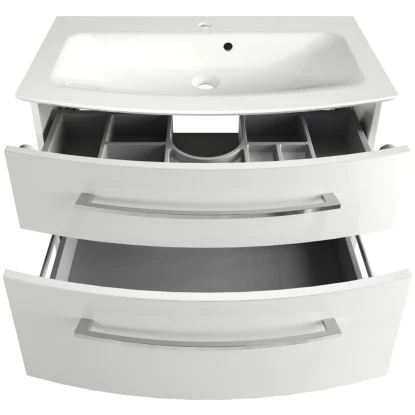 Fackelmann Badmöbel-Set B.Style 2-tlg. 83,2 Cm Weiß/Weiß 5 Fackelmann Badmöbel-Set B.Style 2-tlg. 83,2 Cm Weiß/Weiß – Bild 3