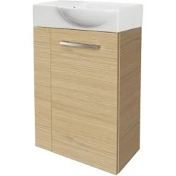 Fackelmann Waschbeckenunterschrank SBC 45 Cm Sandeiche Rechts 10 Fackelmann Waschbeckenunterschrank SBC 45 Cm Sandeiche Rechts -Badezimmerbedarf Geschäft 4008033846615 3254 03