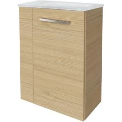 Fackelmann Waschbeckenunterschrank SBC 45 Cm Sandeiche Rechts 11 Fackelmann Waschbeckenunterschrank SBC 45 Cm Sandeiche Rechts -Badezimmerbedarf Geschäft 4008033846615 3254 04