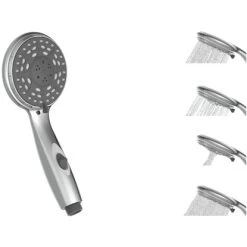 Schütte Aqua-2-Save Wasserspar-Handbrause Chrom -Badezimmerbedarf Geschäft 4008431607917 2759 4