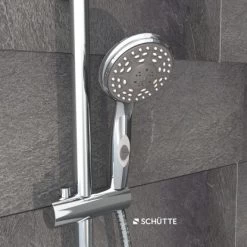 Schütte Aqua-2-Save Wasserspar-Handbrause Chrom -Badezimmerbedarf Geschäft 4008431607917 2759 7