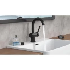 Schütte Waschtischarmatur Cornwall Schwarz Matt -Badezimmerbedarf Geschäft 4008431790169 2759 5