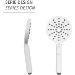 Wenko Duschkopf Design Kunststoff (ABS) 12 X 12 Cm Weiß 13 Wenko Duschkopf Design Kunststoff (ABS) 12 X 12 Cm Weiß -Badezimmerbedarf Geschäft 4008838254141 1068 AI 01