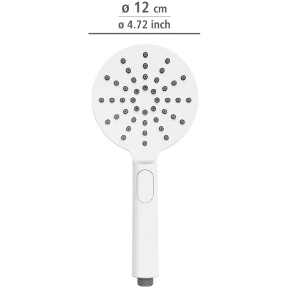 Wenko Duschkopf Design Kunststoff (ABS) 12 X 12 Cm Weiß 5 Wenko Duschkopf Design Kunststoff (ABS) 12 X 12 Cm Weiß – Bild 3