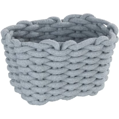 Wenko Aufbewahrungskorb Tia S Grauaus Gestrickter Baumwollschnur 3 Wenko Aufbewahrungskorb Tia S Grauaus Gestrickter Baumwollschnur