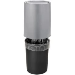 Wenko Schwingdeckeleimer Atri Grau 6 L -Badezimmerbedarf Geschäft 4008838372883 1068 S 07