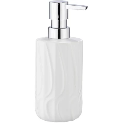 Wenko Seifenspender Oristano Keramik Weiß 4 Wenko Seifenspender Oristano Keramik Weiß – Bild 2