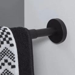 Tiger Teleskop-Handtuchhalter Boston Edelstahl Schwarz -Badezimmerbedarf Geschäft 4008913042427 4621 5