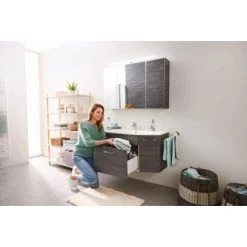 Pelipal Badmöbel-Set Zoey Graphit 112 Cm 3-teilig -Badezimmerbedarf Geschäft 400 badrefurbish web 72dpi 1