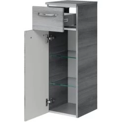 Pelipal Highboard 30 Cm Trentino Graphit Struktur 10 Pelipal Highboard 30 Cm Trentino Graphit Struktur -Badezimmerbedarf Geschäft 4017026086389 2467 02