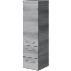 Pelipal Badmöbel-Set TrenTino Mit Beimöbeln Und Glaswaschtisch 137 Cm Graphit -Badezimmerbedarf Geschäft 4017026204868 2467 008